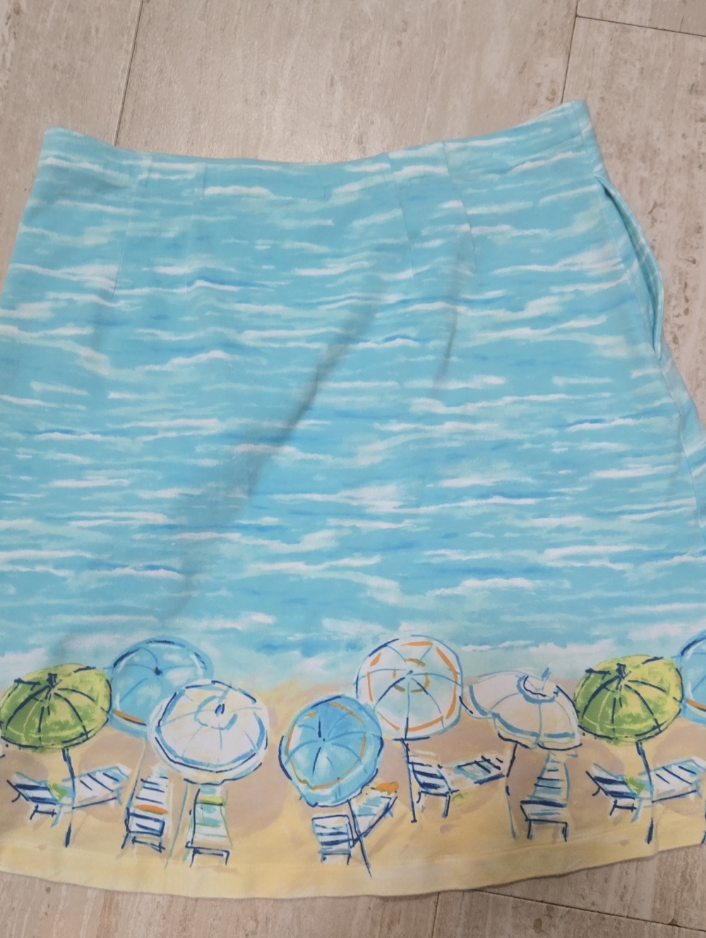 J. Jill Ocean Print Skirt - Picture 9 of 9